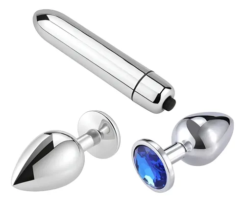 Plug Anal Acero + Bala Clitoris 10 Vibraciones Combo Inicio | Envo gratis Plug Anal Acero + Bala Clitoris 10 Vibraciones Combo Inicio | Envo gratis