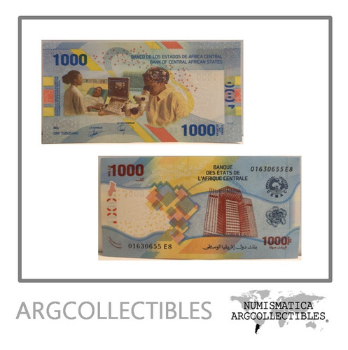 Estados De Africa Central Billete 1000 Franco 2020 P-701 Unc