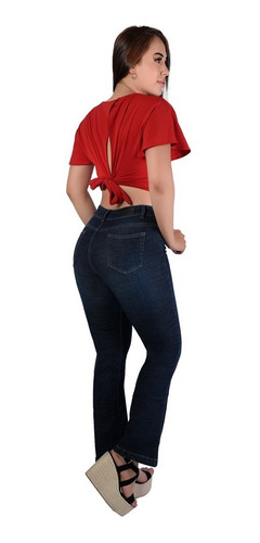 Jeans Levanta Cola Bota Ancha 789 Tianzi By Mujeron
