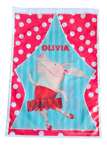 Bolsas Cerdita Olivia × 6 Cotillón Cumpleaños Niñas 