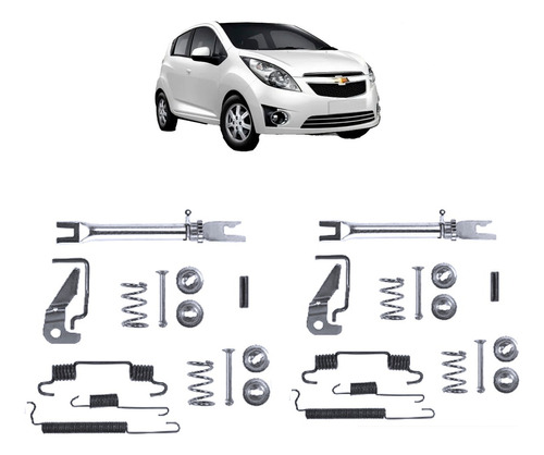 Accesorios Tambor Trasero Para Chevrolet Spark Gt 1.2 2010 