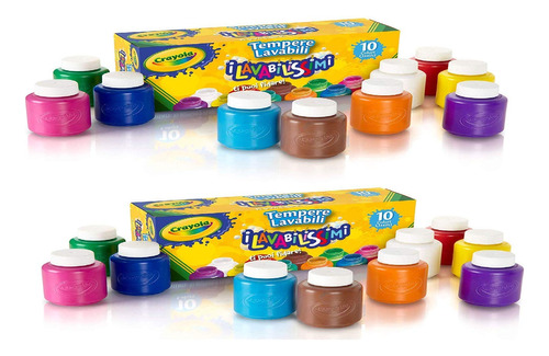 Crayola 54-0125.&nbsp;pintura Lavable Para Ni&ntilde;os, 18&