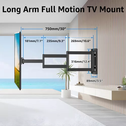 MOUNTUP Paquete de soportes de pared para TV para la mayoría de televisores  de 26 a 55 pulgadas