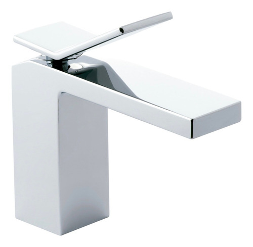 Monomando Para Lavabo Corto Urrea Quadro 9489cu Acabado Cromado Color Cromo