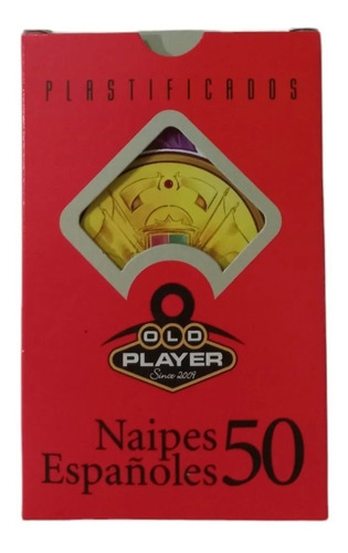 Naipes 50 Cartas Españolas Old Player Plastificados Truco