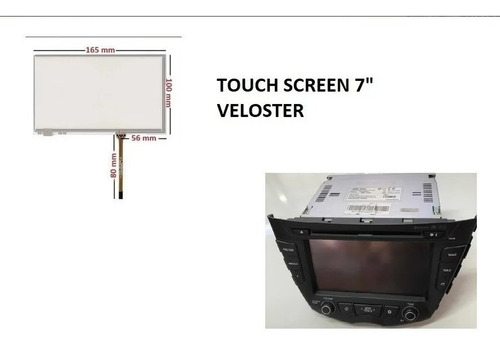 Repuesto Tactil Touch Screen Veloster Lac1420iwfs