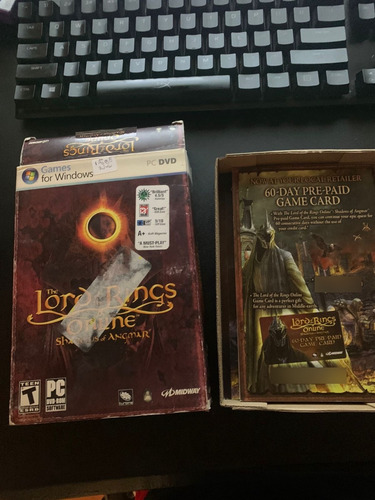 The Lord Of The Rings Online: Shadows Of Angmar Pc (Usado)
