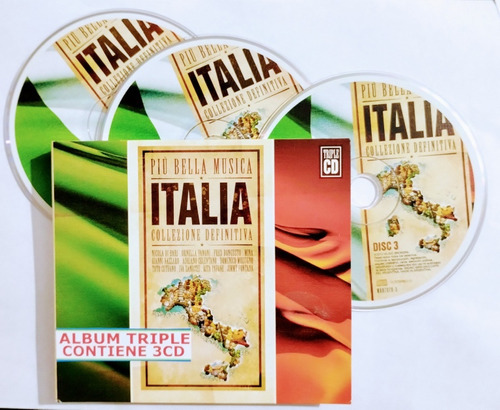 Música De Italia Álbum 3 Cd Nicola Di Bari Mina Iva Zani 