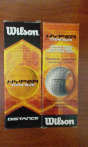 Imagen 3 de 3 de Wilson Hyper Titanium #2 Pelotas De Golf 3 X Caja