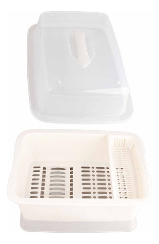 Escurridor De Platos, Minimalista, A Prueba De Polvo, Cuenco