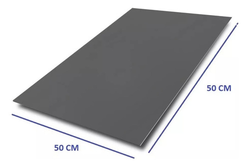 Chapa Aço Carbono 2mm Espessura 50 Cm X50 Cm Lisa