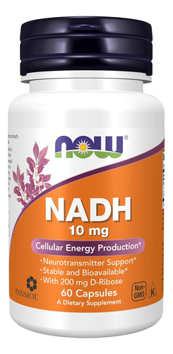 Nadh 10 Mg Dinucleotido De Adenina Y Nicotinamida 60 Cap