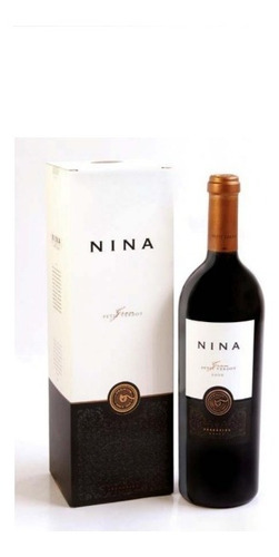 Imagen 1 de 10 de Vino Nina Gran Petit Verdot Con Estuche Para Regalo 750ml. 