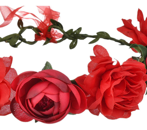 Diadema De Flores Corona De Flores Para El Cabello Diadema
