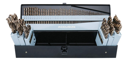 Accusizetools M35 Hss5% Cobalt Premium Juego De Brocas De 11