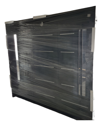 Porton De Garage 3 Hojas Doble Chapa Inyectado De 240 X 200.