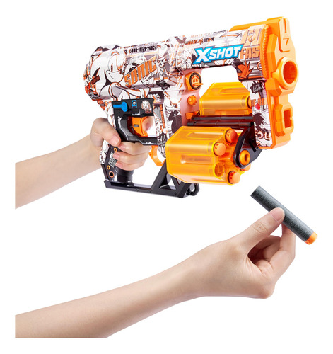 Blaster Retro Dread Sonic Con 24 Dardos Y Doble Rotación