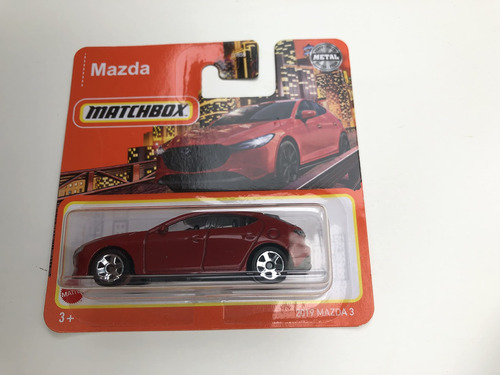 Matchbox Mazda Rojo Tarjeta Corta