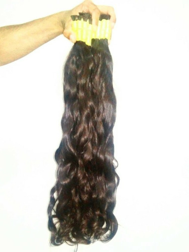 Cabelo Humano Liso Ondulado 50 A 55cm 100gr (cabelo Virgem )