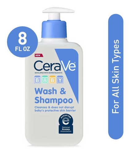 Shampoo Bebe Cerave Baby Wash Sin Lagrimas Importado