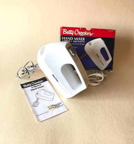 Batidora Eléctrica Portátil Para Repostería, Betty Crocker