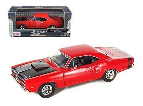 Motor Max 1:24 W / B American Classics 1969 Dodge Coronet Su