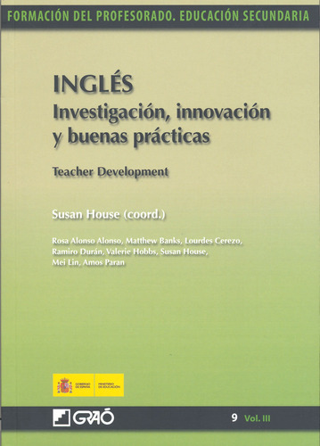 Libro Inglés. Investigación, Innovación Y Buenas Prácticas D