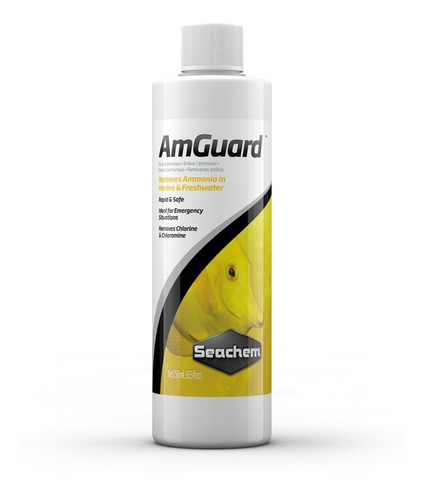 Amguard 100ml Liquido Seachem Filtro Acuarios Peces Marinos