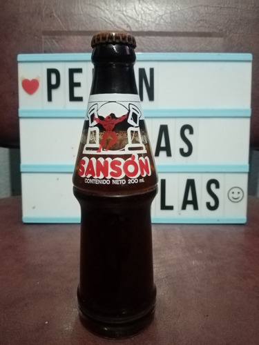 Antiguo Refresco Sanson Lleno