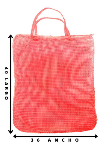 Imagen 2 de 6 de Bolsa De Mercado (malla/marquisette) Para Frutas Y Verduras