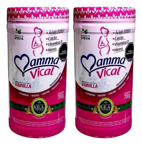 2 Mama Vital 700g Ácido Fólico - g a $97