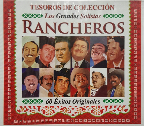 Grandes Solistas Rancheros Tesoros De Coleccion  Cd