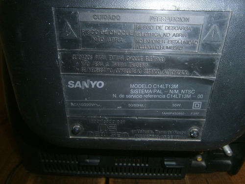 Tv 14 Sanyo Modelo C14lt13m ---leer Texto--- (Usado)
