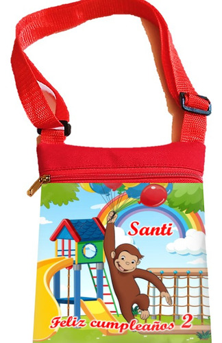 25 Dulceros Personalizados Jorge El Curioso/bolsita Recuerdo