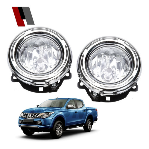 Neblineros Mitsubishi L200 2016 - 2018 + Led / Envío Gratis