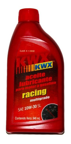 Aceite 10w30 Racing Mulltigrado Kwx 1 Litro