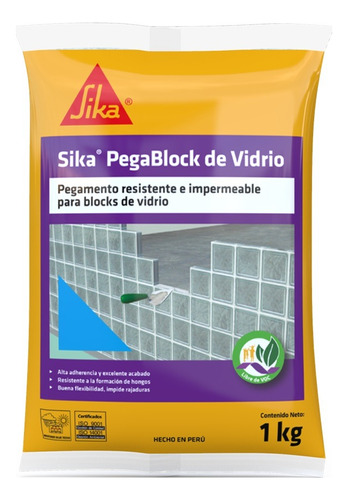 Pegamento Resistente Sika® Pegablock De Vidrio