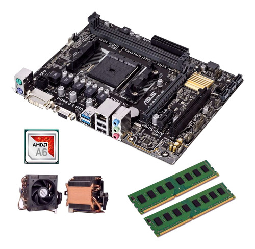 Combo Placa Madre + Apu A10 + 8 Gb Ram - Con Garantia  (Reacondicionado)