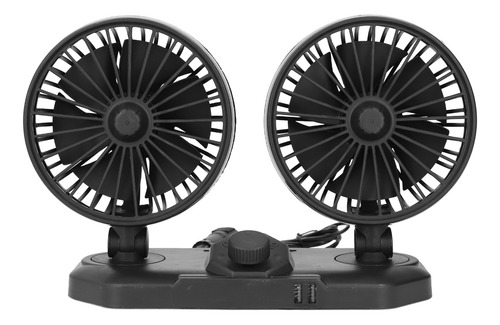 Ventilador De Coche Portátil De Doble Cabezal De 24 V