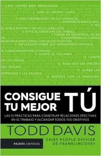 Consigue Tu Mejor Tu - Todd Davis - Libro Nuevo