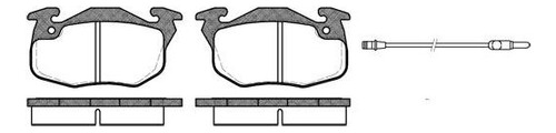 Pastillas De Freno Para Renault R19 Tricuerpo 0 1.8 93/98