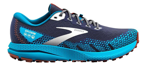 Tenis Brooks Divide 3 Hombre Blue Senderismo