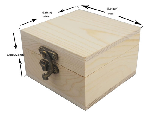 Lonmaix Caja De Madera Para Su Regalo Joyería Reloj Caja De
