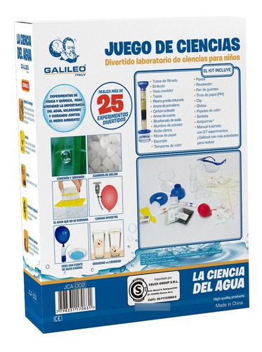 Imagen 3 de 7 de Juego De Ciencias La Ciencia Del Agua Galileo Italy