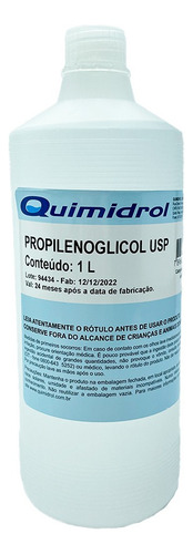Propilenoglicol Usp 1 Litro Propileno Glicol - Garrafa