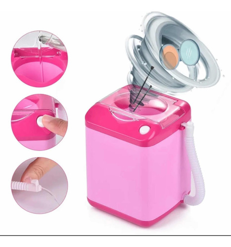 Mini Lavadora De Brochas Y Esponjas Faciales