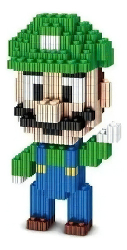Figura 3D Mini Blocks Didactico Luigi Armable