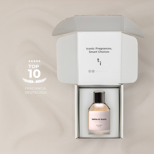 Perfume Para Mujer Fragancia Chic Floral 100ml Twins & Icons