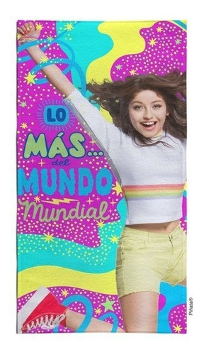 Toallon Infantil Piñata 100 % Algodon Personajes 70x130 Soy Luna