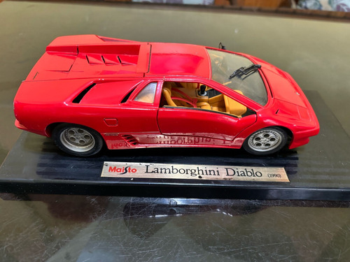 Auto Lamborghini Diablo Maisto A Escala 1/18 (25cm)